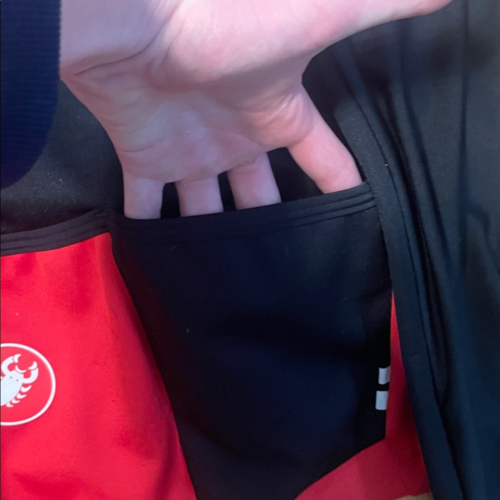 Castelli Men's Red and Black Windbreaker Jacket - Picture 10 of 12